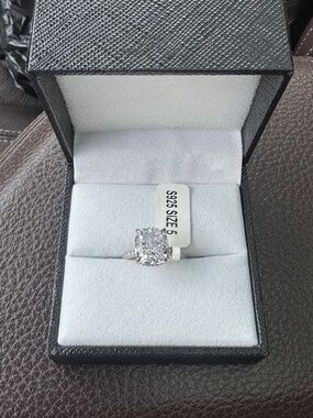 4.5 Carat Lab created engagement Ring